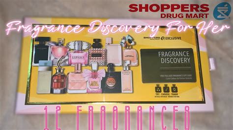 shoppers drug mart perfume sampler|shoppers drug mart fragrance discovery.